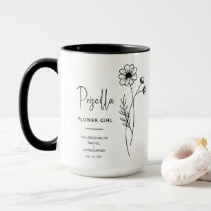 October Flower Girl   Cosmos Birth Flower Mug
