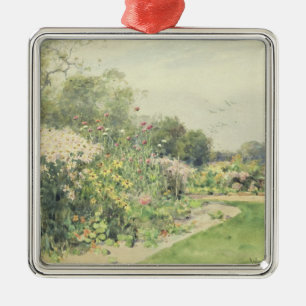 October Flowers Metal Tree Decoration