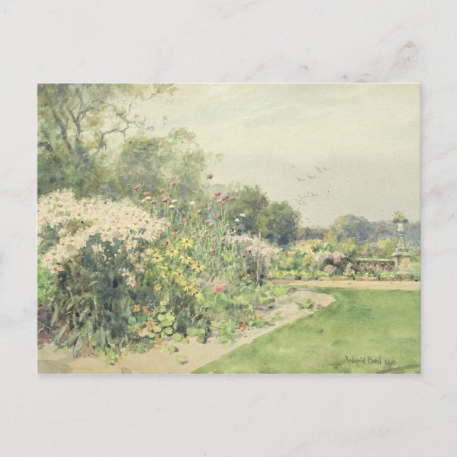 October Flowers Postcard (Front)