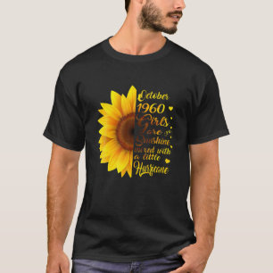 October Girls 1960 Sunflower Shirt 60th Birthday G
