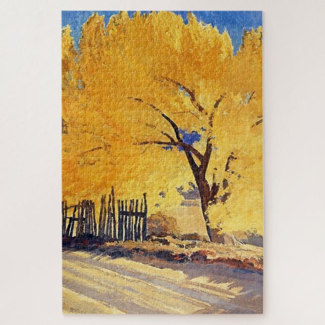 “October Gold” by  Maynard Dixon Jigsaw Puzzle (Vertical)