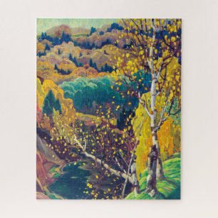 October Gold   Franklin Carmichael   Jigsaw Puzzle