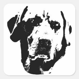October Guardian Face Square Sticker