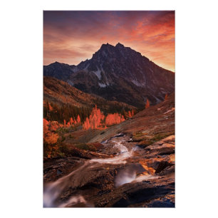 October Light on Headlight Basin Poster