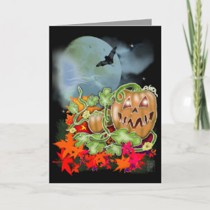 october moon card