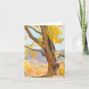October Morning by Maynard Dixon Thank You Card