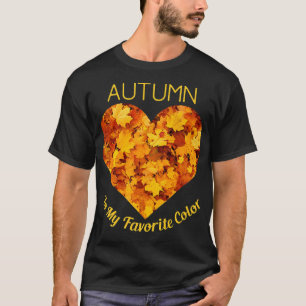 October November Autumn Fall Thanksgiving Women Me T-Shirt
