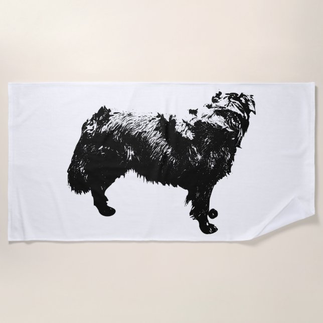October Parade Beach Towel (Front)