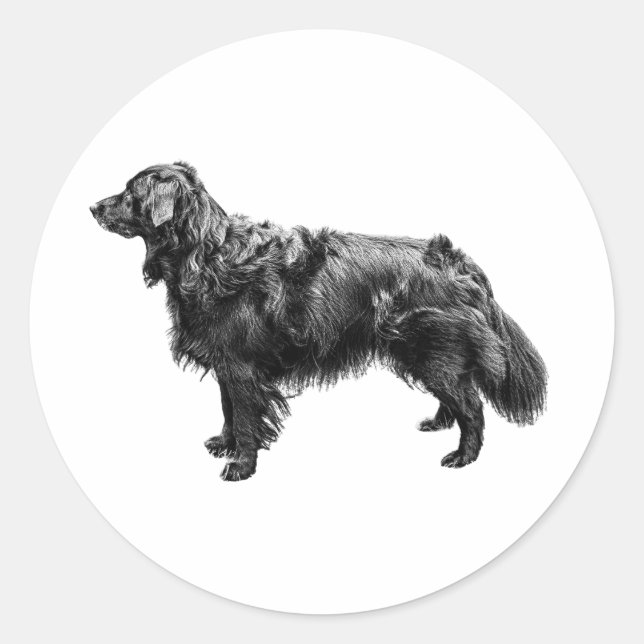 October’s Shadow Friend Classic Round Sticker (Front)