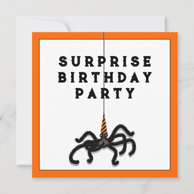 October Surprise Party Invitation (Front)