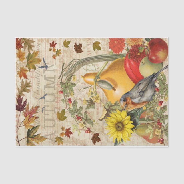 October Vibes Tissue Paper (Front)