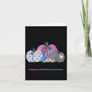 October We Wear Nk &amp; Blue Pregnancy Infant Los Card