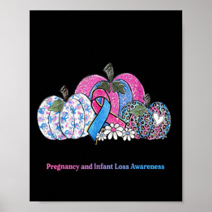October We Wear Nk & Blue Pregnancy Infant Los Poster