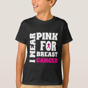 October We Wear Pink Breast Cancer Awareness Women T-Shirt