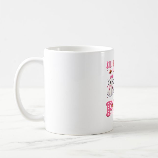 October Wear Pink Boo Nurse Halloween Costumes Wom Coffee Mug (Left)