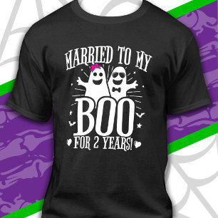 October Wedding Anniversary Funny 2nd Anniversary T-Shirt