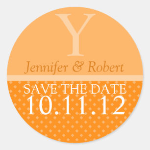 October Wedding Envelope Seal Stickers