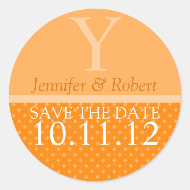 October Wedding Envelope Seal Stickers (Front)