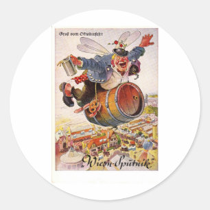 Octoberfest 2 classic round sticker