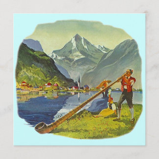 OCTOBERFEST Alps ALPHORN ANNOUNCE PARTY INVITES