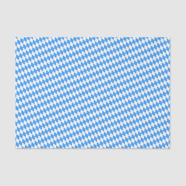 Octoberfest Bavarian Flag  Tissue Paper (Front)