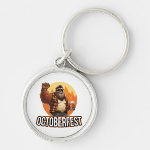 Octoberfest Bigfoot Key Ring
