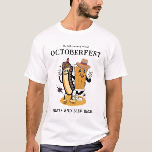 Octoberfest Brats Beer Fall Party Retro Men's T-Shirt