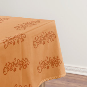 Octoberfest in Brown  70" x 52" Tablecloth