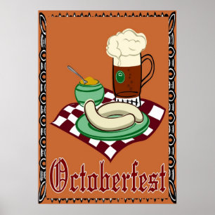 Octoberfest, Oktoberfest,German Poster