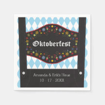 Octoberfest, Oktoberfest Napkins - Custom