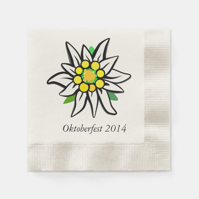Octoberfest Reduced Minimalist Tissue Napkin (Front)