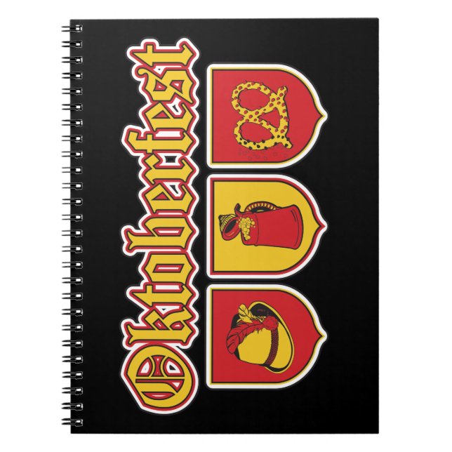 Octoberfestt-Shields-Icons Notebook (Front)