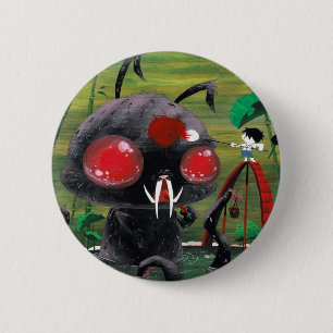 Octobunny 6 Cm Round Badge