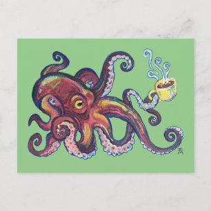 OctoCoffee Postcard