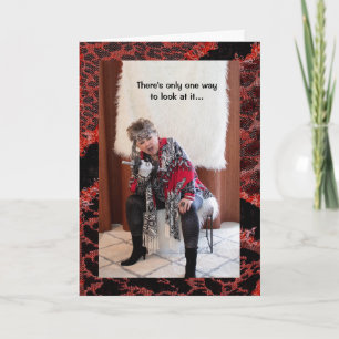 Octogenarian Women Rule with Gusto Humourous Card