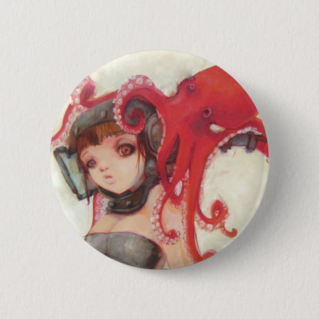 Octogirl Button (Front)