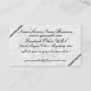 Octogram Grey Introduction Business Card