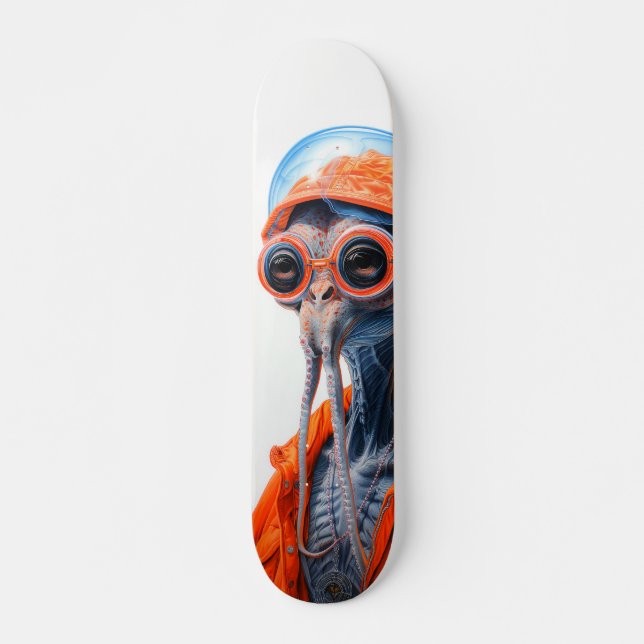 Octohipster 7 3/4" skateboard (Front)