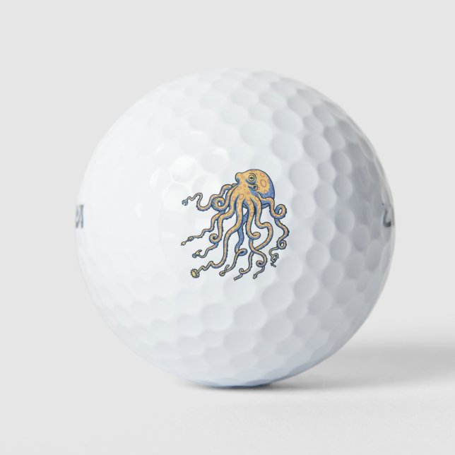 Octoolpus Golf Balls (Front)