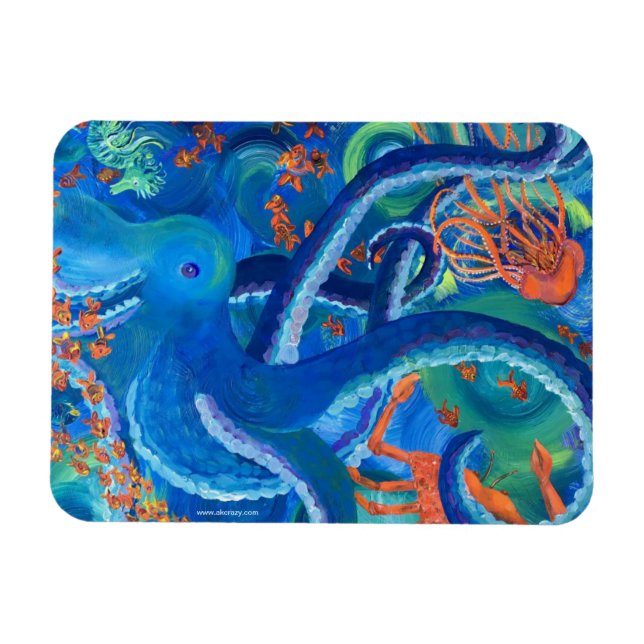Octopacifica Magnet (Horizontal)