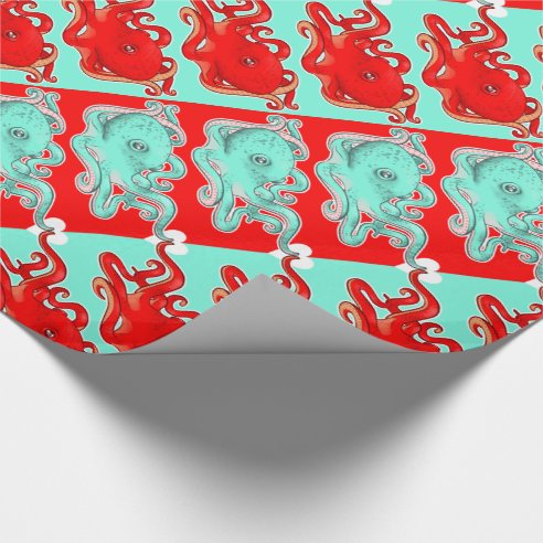 Octopus Wrapping Paper | Zazzle.com.au