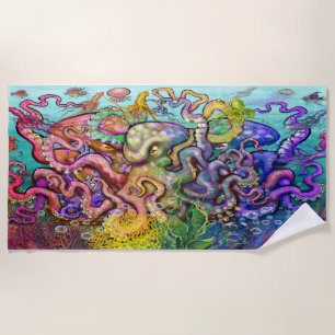 Octopi Beach Towel
