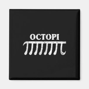 Octopi Funny Pi Gift For Pi Day Math Lovers  Magnet
