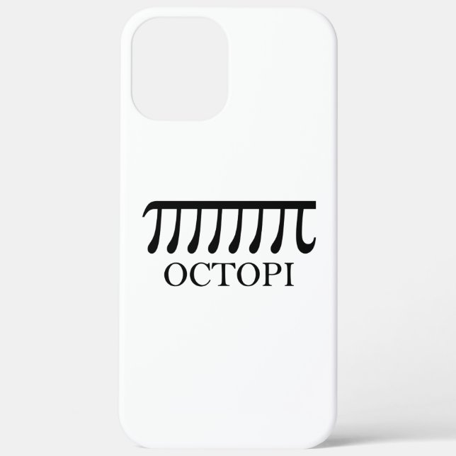 Octopi - Funny Pi Octopus Math Case-Mate iPhone Case (Back)