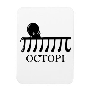 Octopi - Funny Pi Octopus Math Magnet