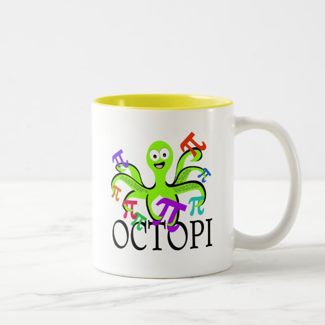 Octopi Two-Tone Coffee Mug (Right)