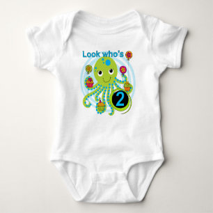 Octopus 2nd Birthday T shirts and Gifts