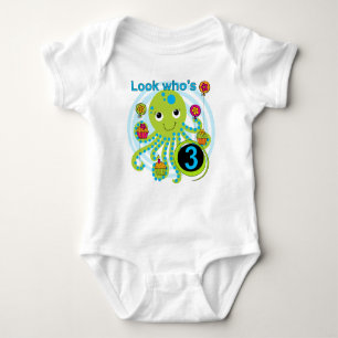 Octopus 3rd Birthday T-shirts and Gifts