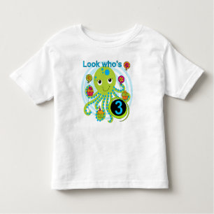 Octopus 3rd Birthday T-shirts and Gifts