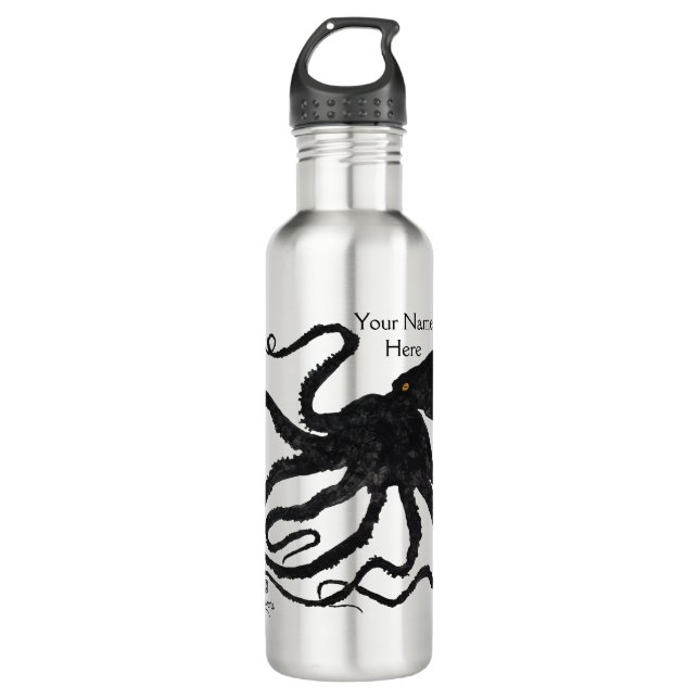 Octopus 6 - 24 oz. Water Bottle (Front)